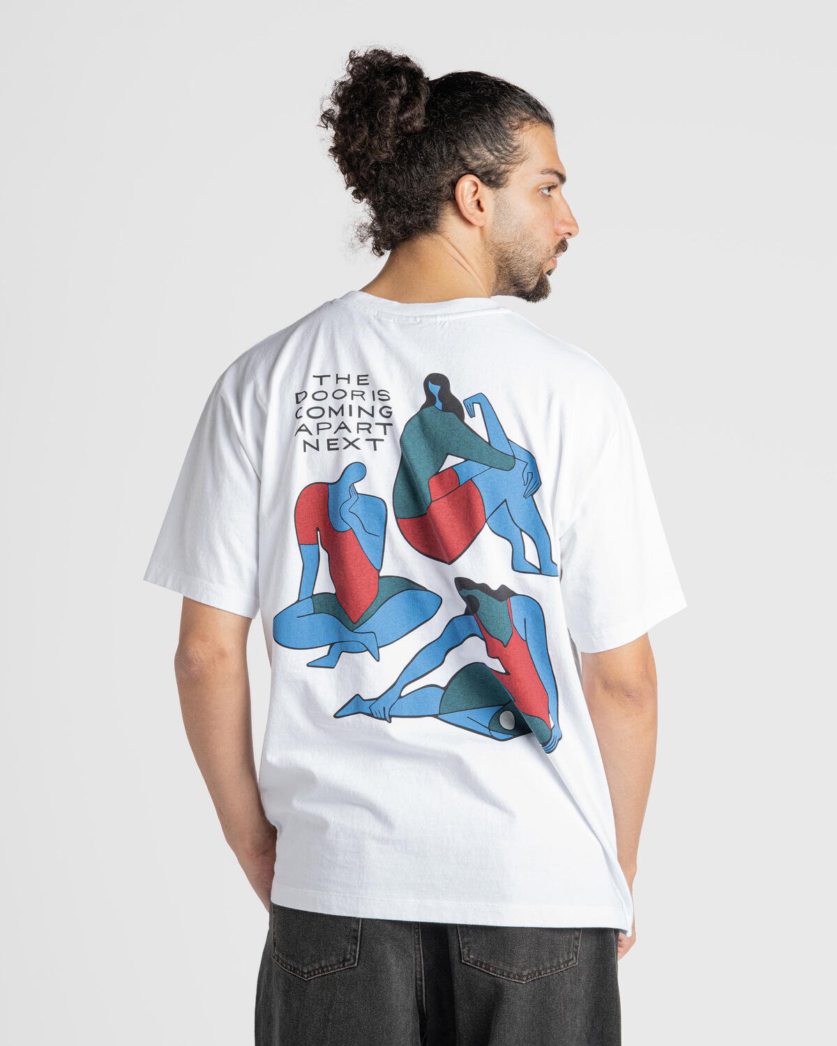 by Parra The broken door t-shirt | 53400 | AFEW STORE